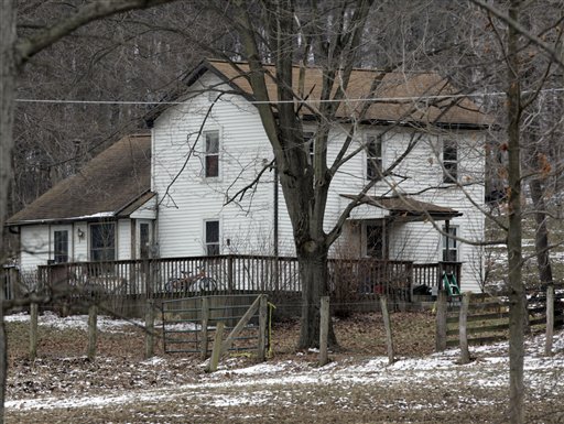 Farmhouse where Kenzie Marie Houk was killed.